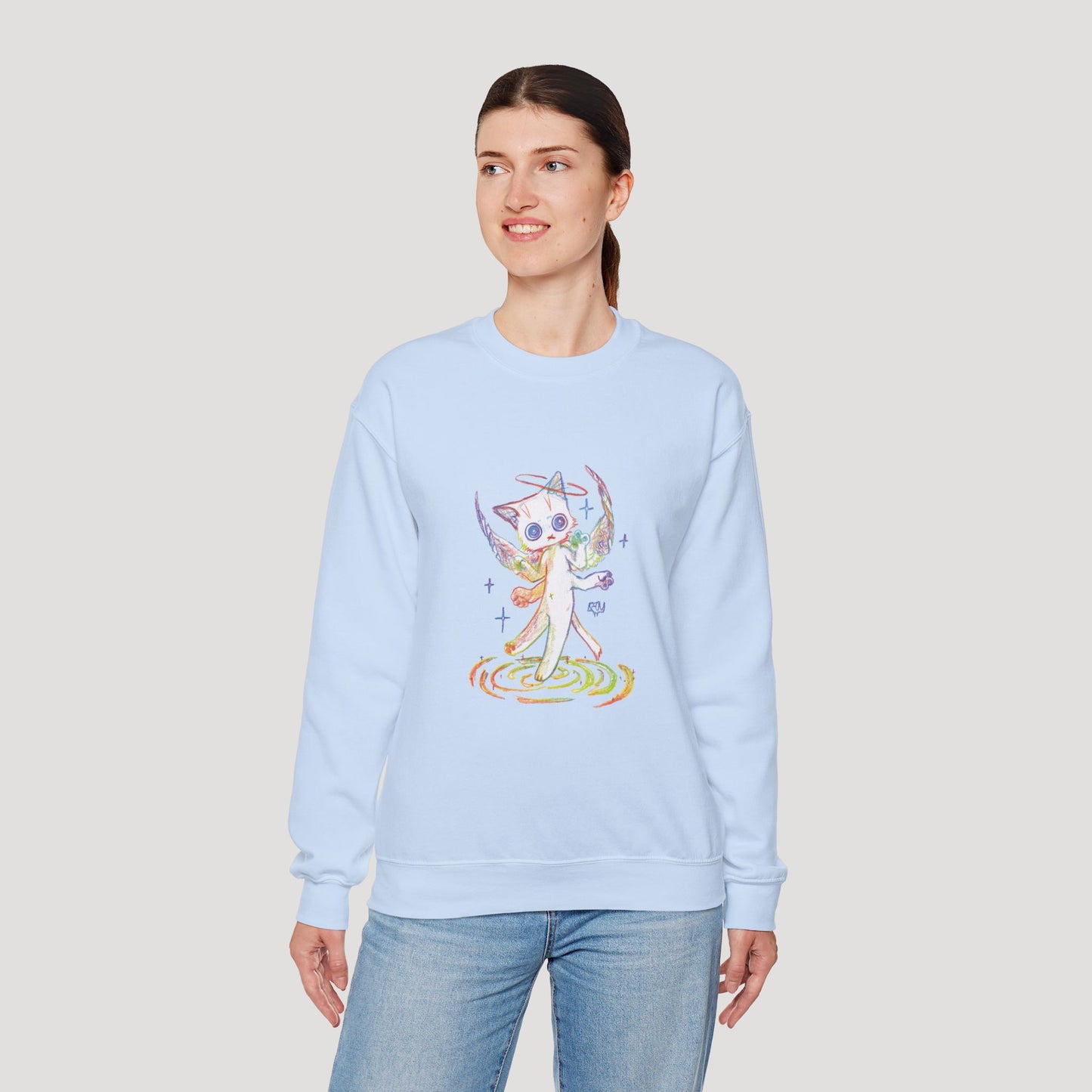 Four-Armed Angel Cat - Hoodie