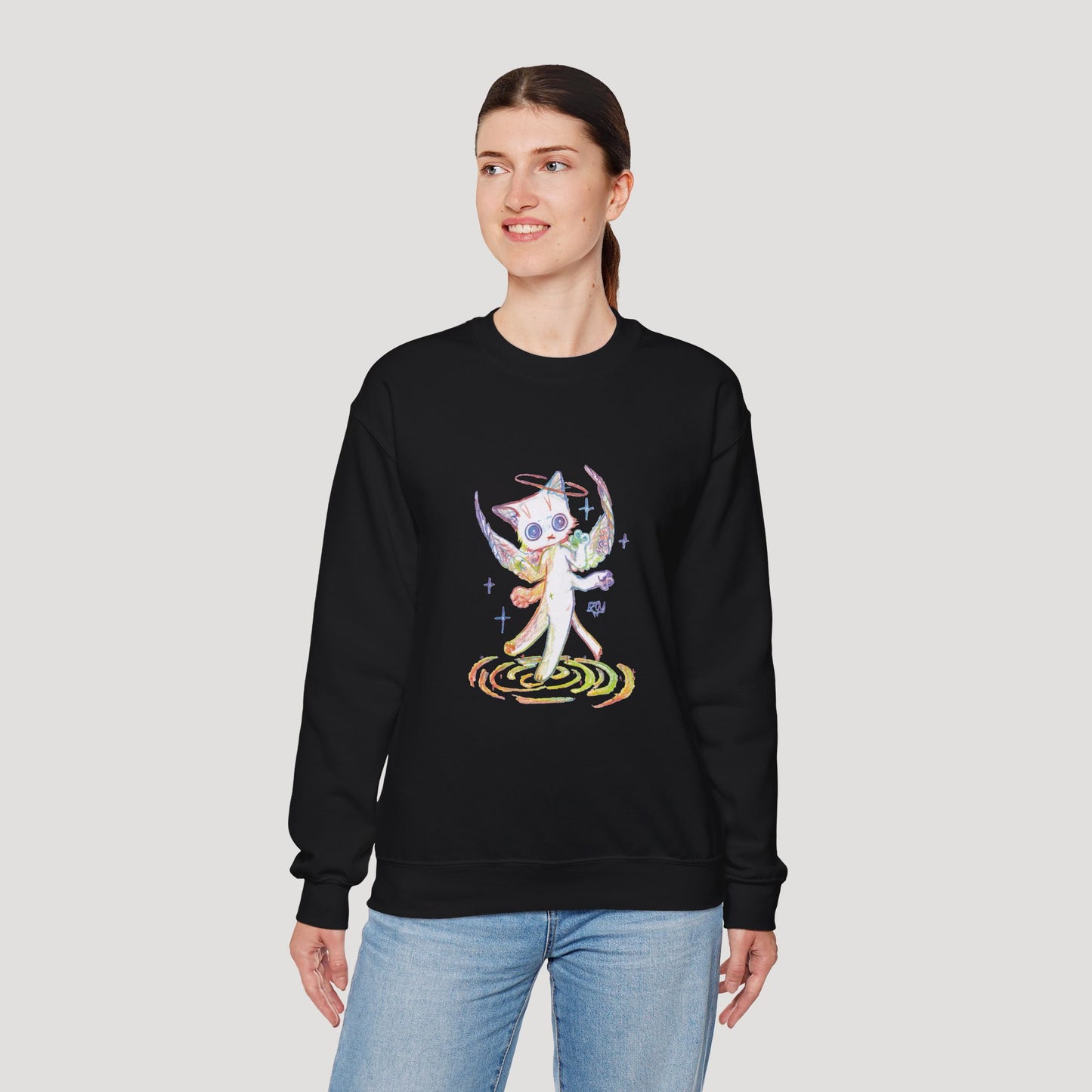 Four-Armed Angel Cat - Hoodie