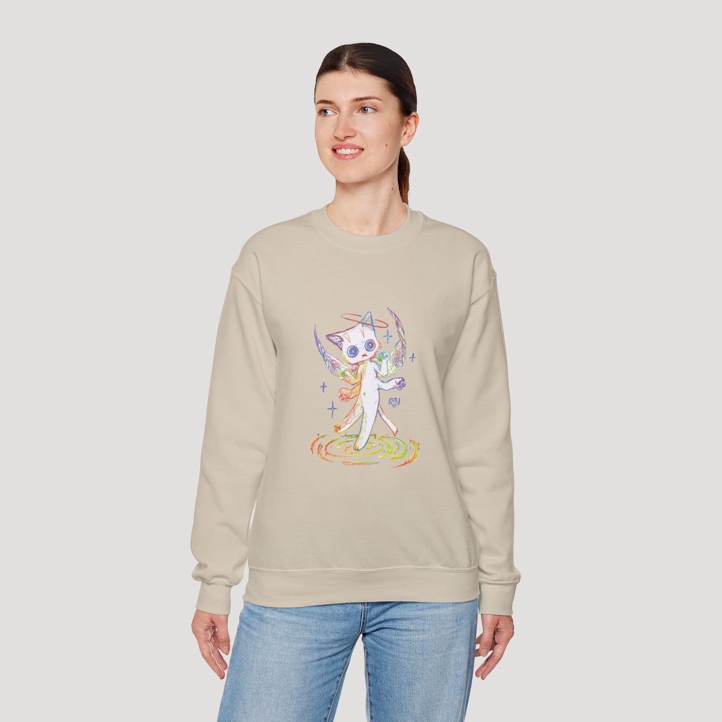 Four-Armed Angel Cat - Hoodie