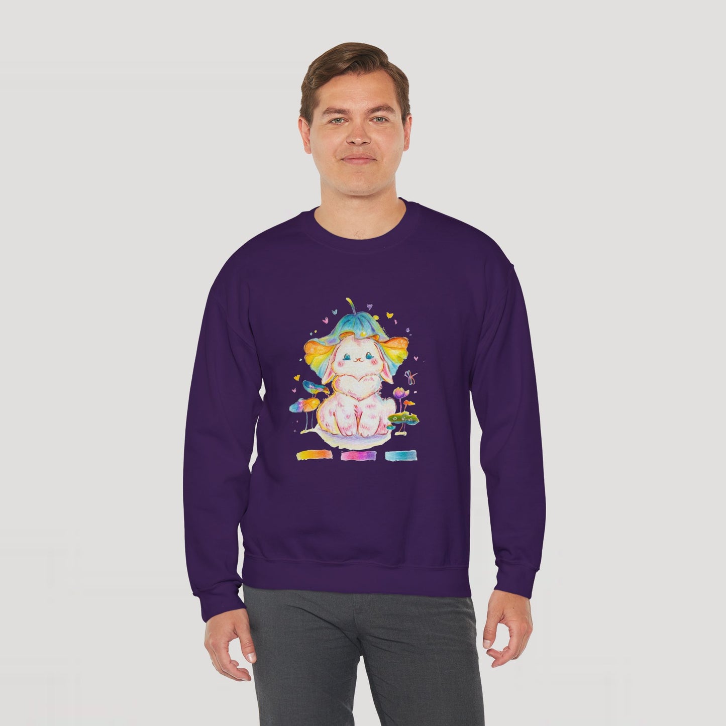Colorful Bunny Sweatshirt