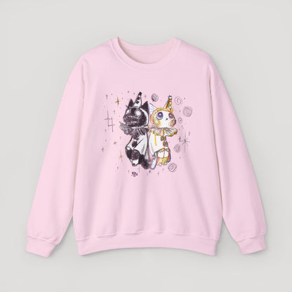 Two Contrasting Cats - Sweatshirt