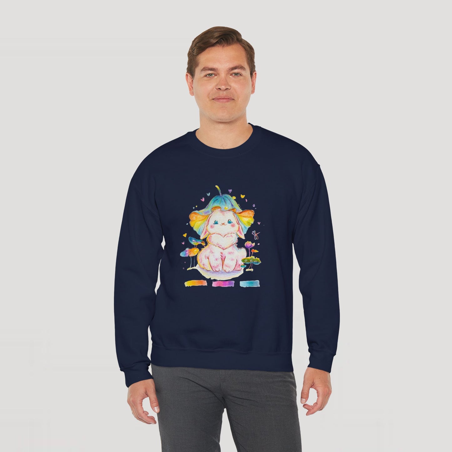 Colorful Bunny Sweatshirt