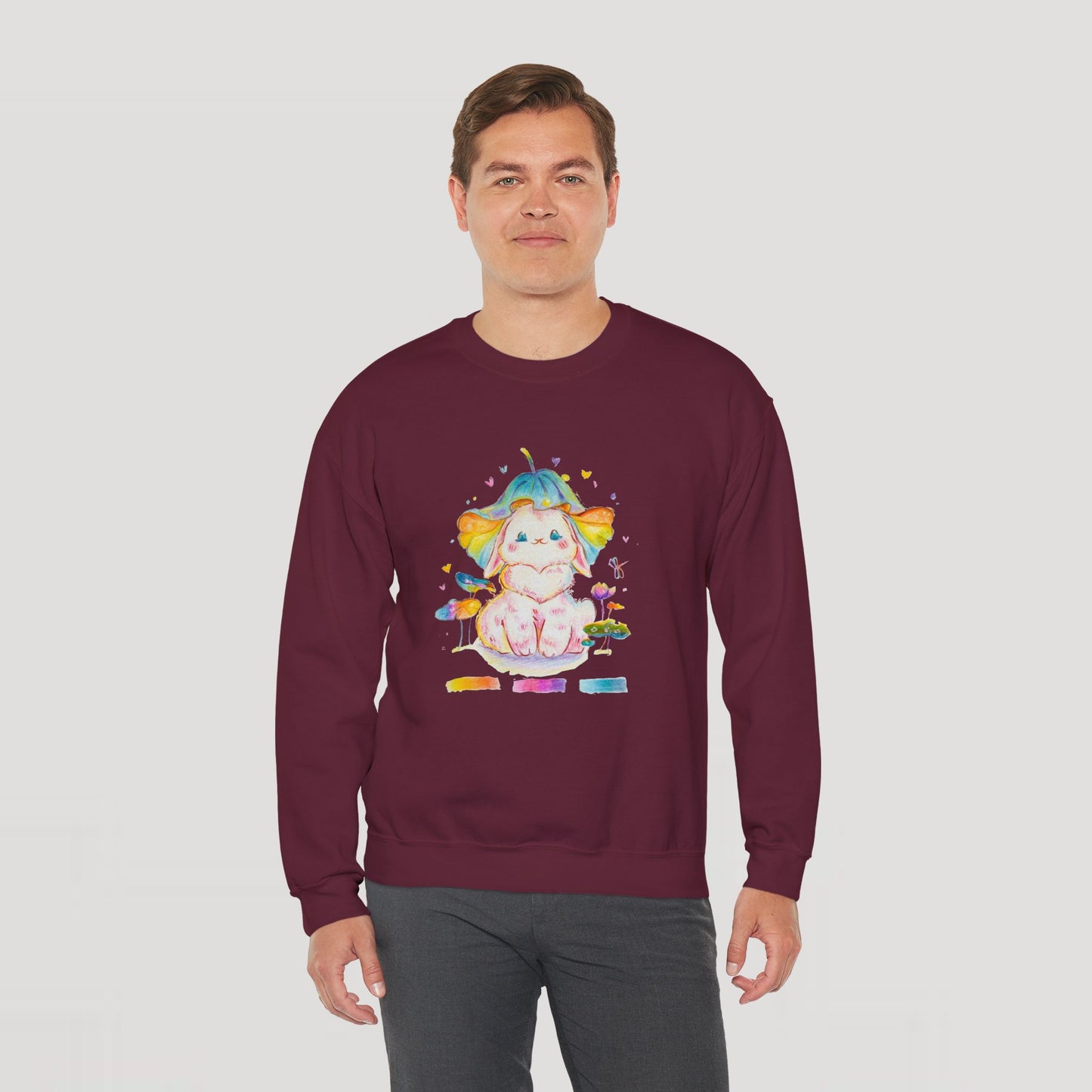 Colorful Bunny Sweatshirt