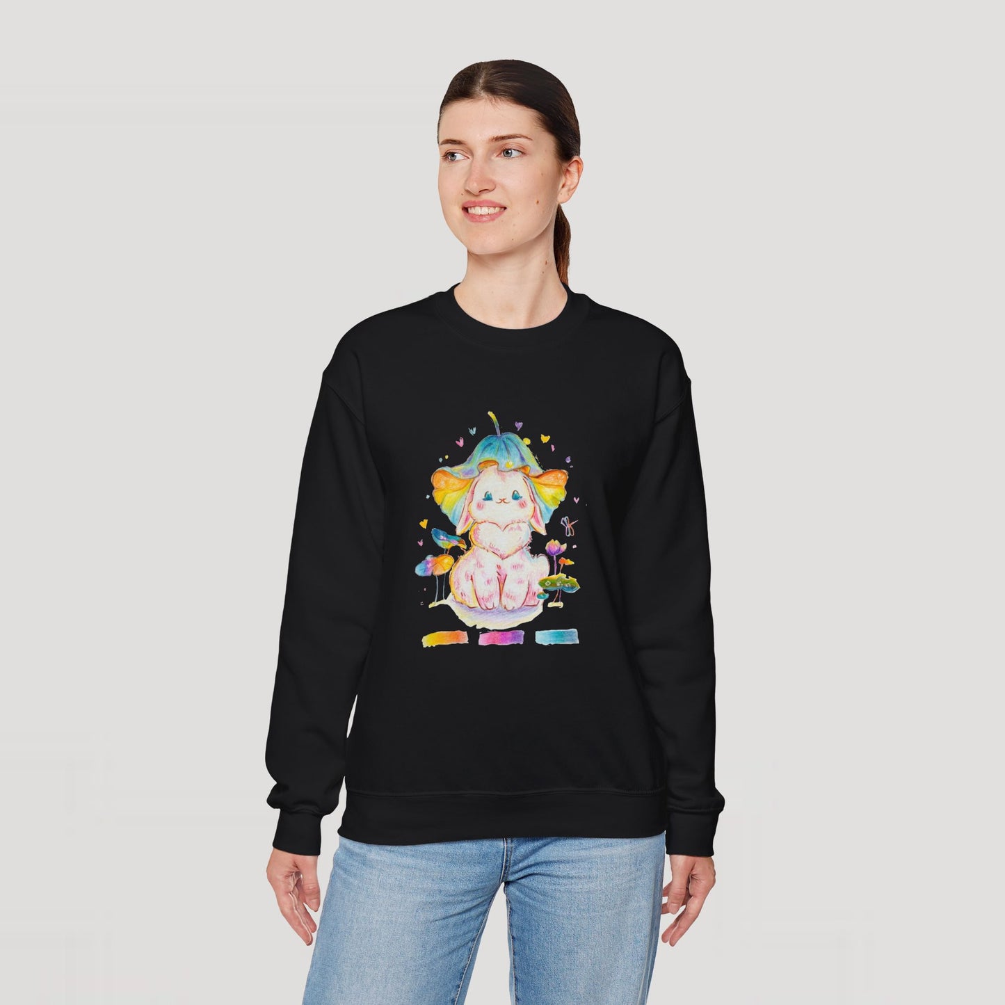 Colorful Bunny Sweatshirt