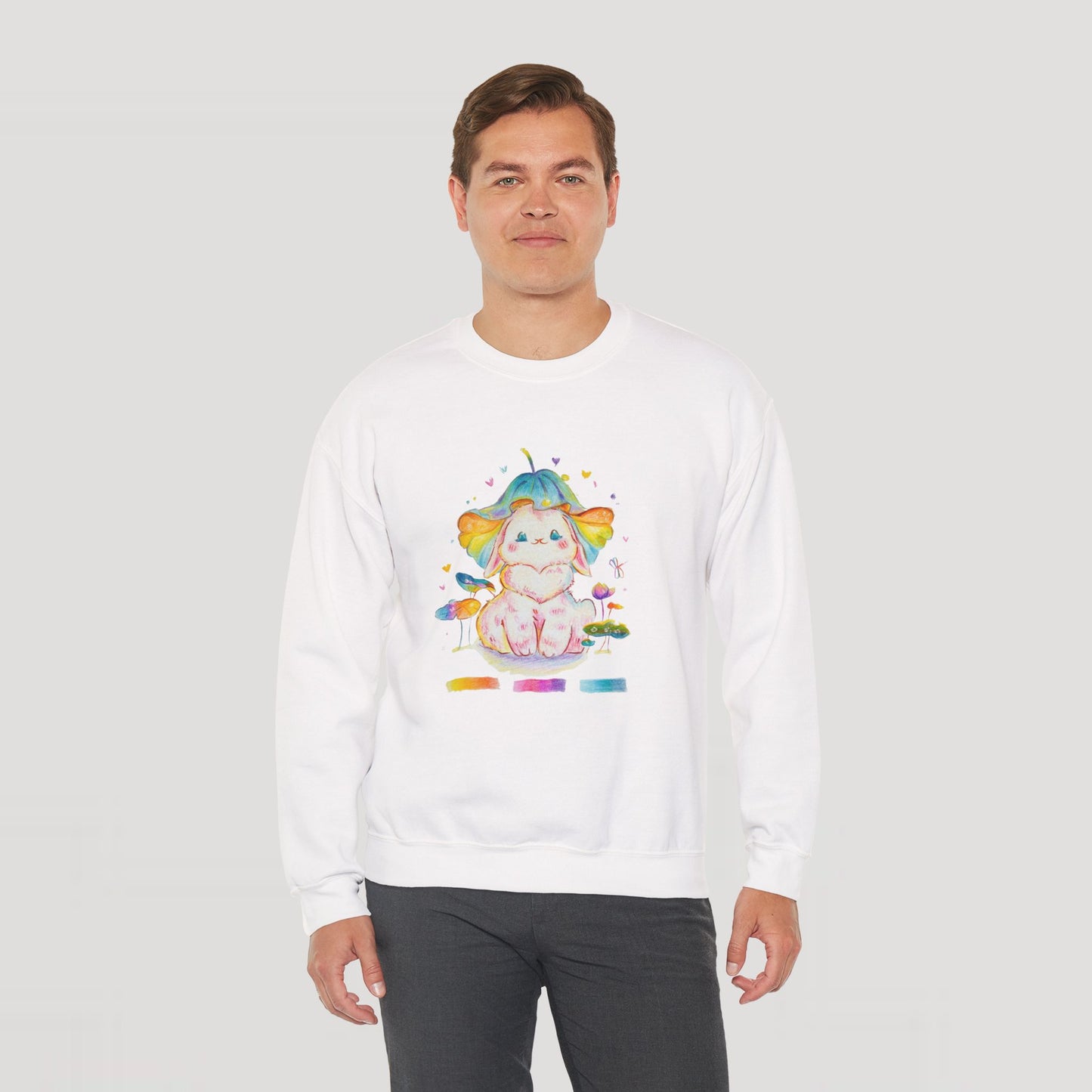 Colorful Bunny Sweatshirt