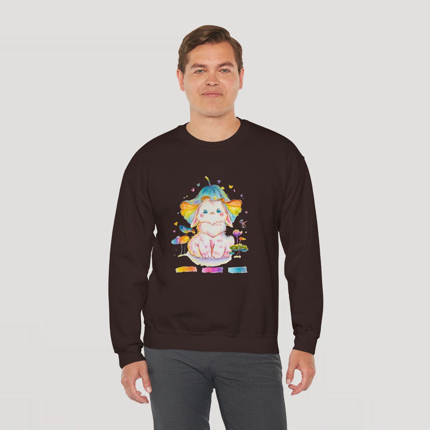 Colorful Bunny Sweatshirt