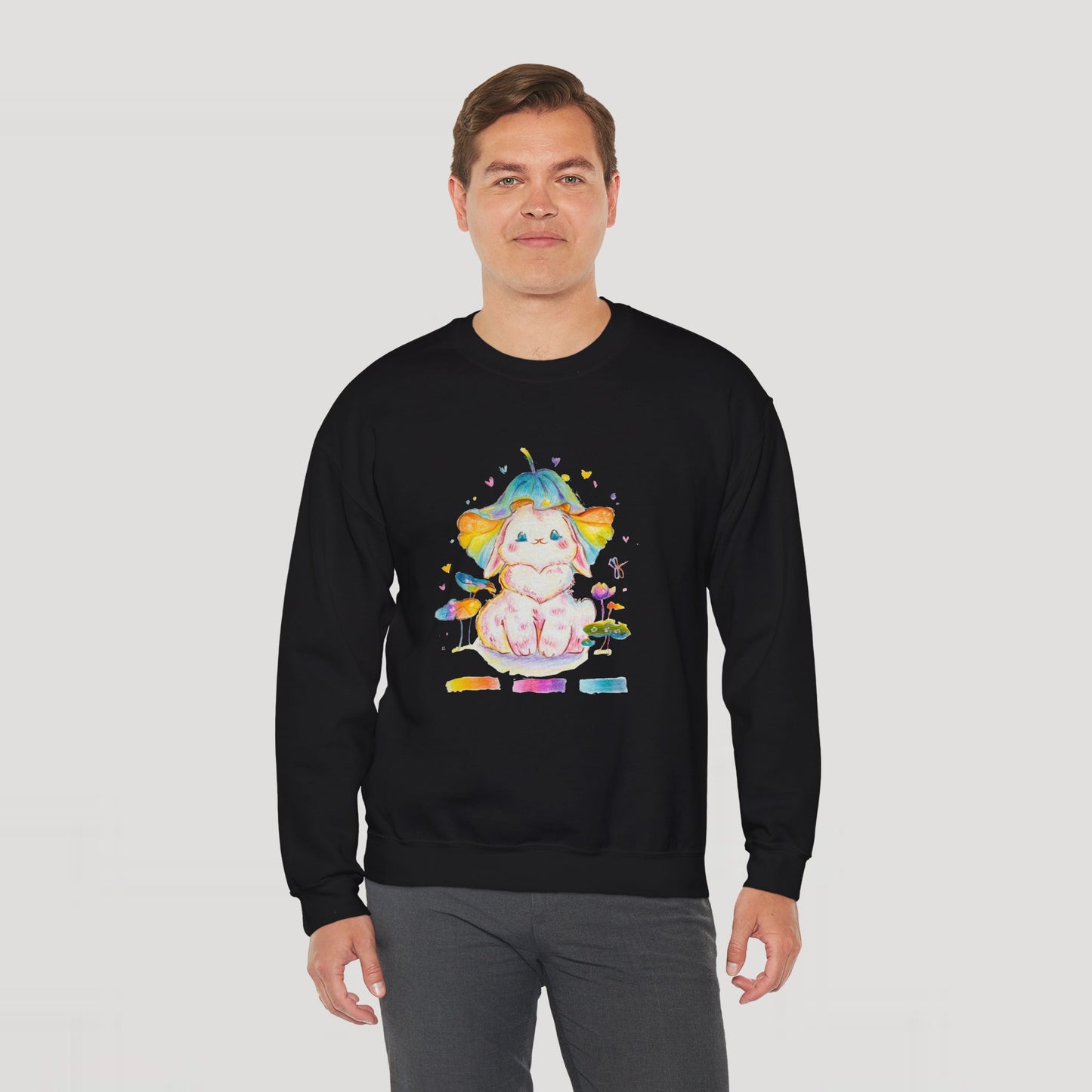 Colorful Bunny Sweatshirt