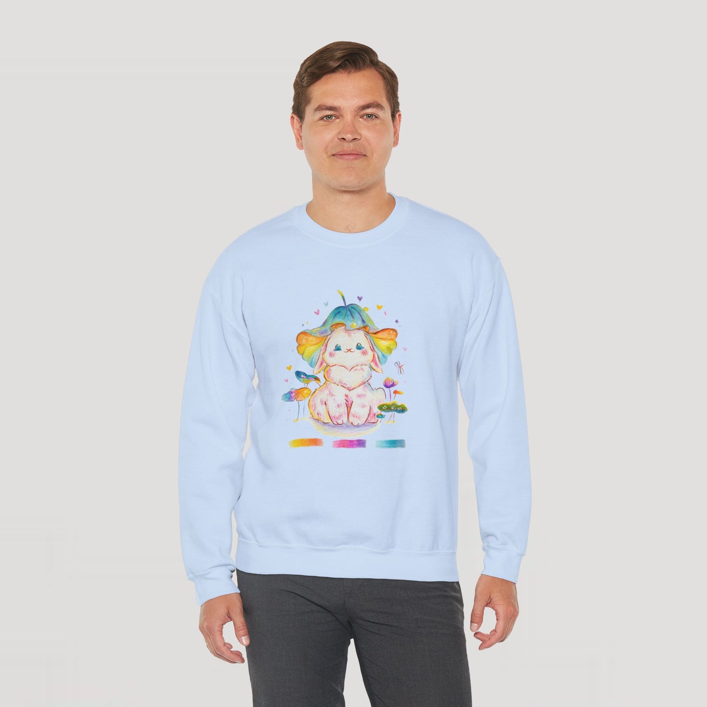 Colorful Bunny Sweatshirt