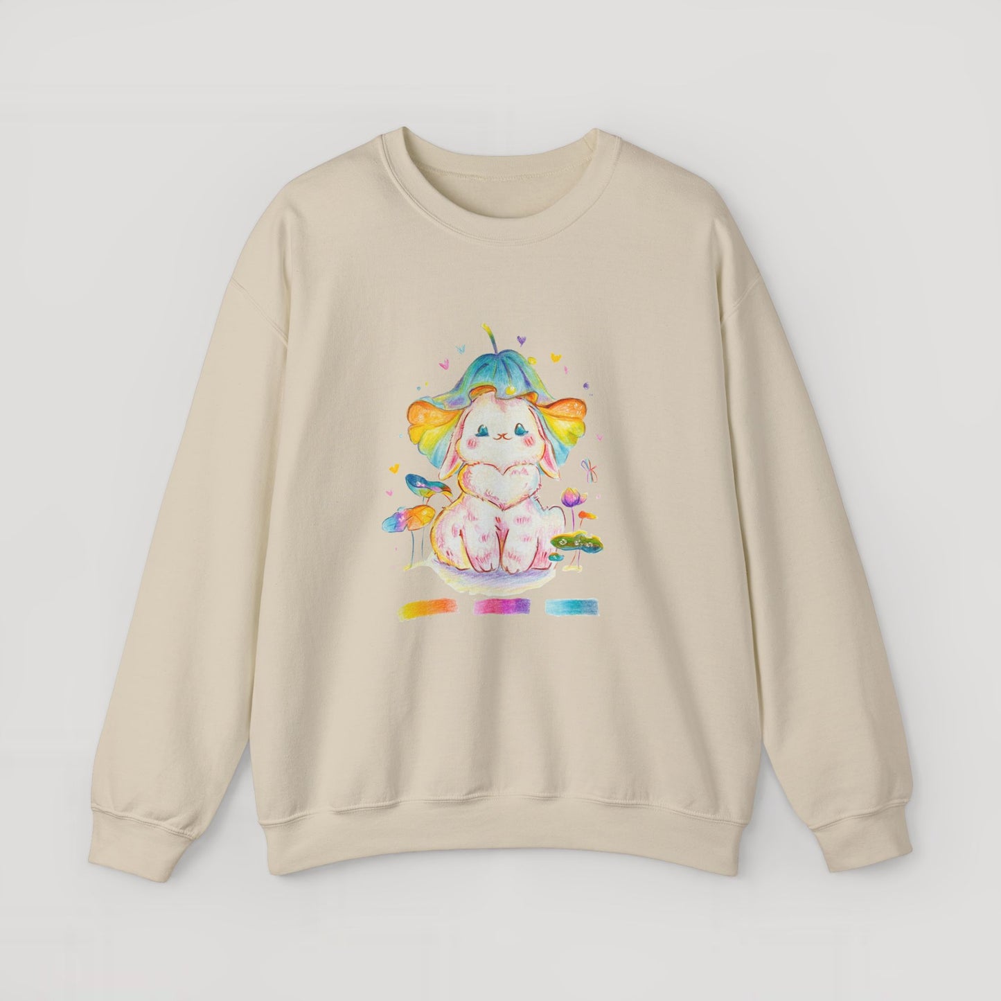 Colorful Bunny Sweatshirt