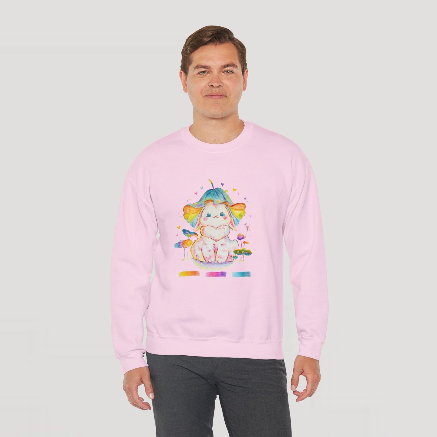 Colorful Bunny Sweatshirt