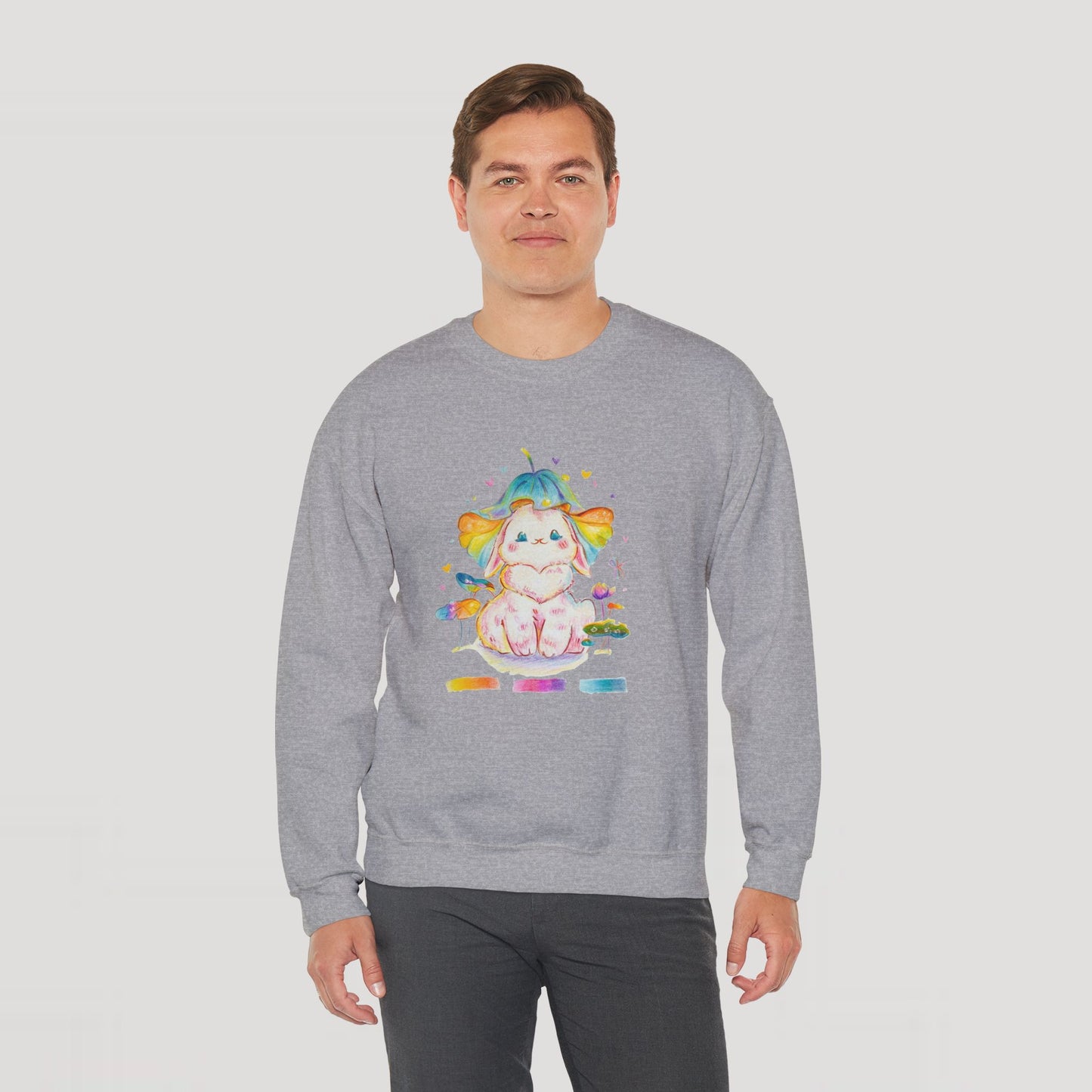 Colorful Bunny Sweatshirt