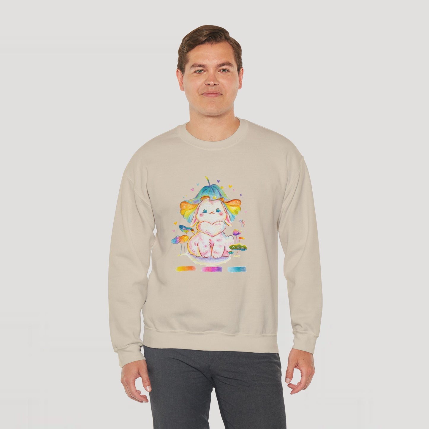 Colorful Bunny Sweatshirt